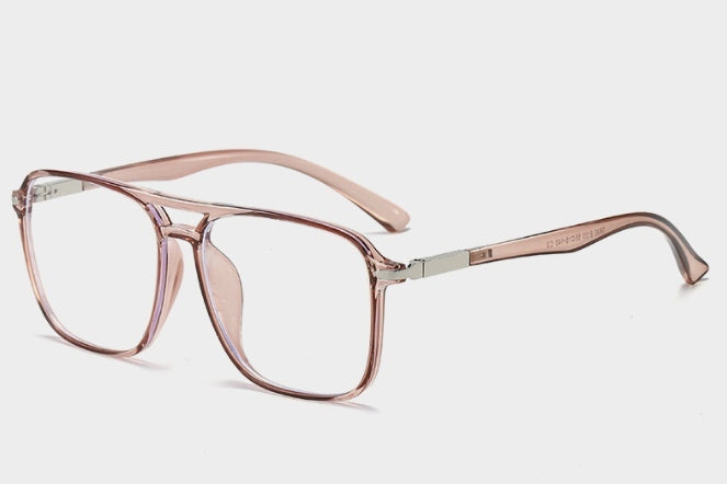 Trendy Polygonal TR Blue Light Blocking Glasses Frame