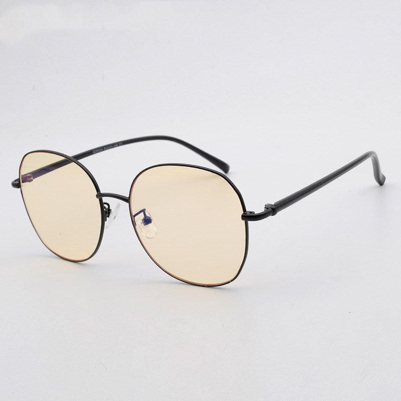 Metal Round Frame Blue Light Blocking Glasses