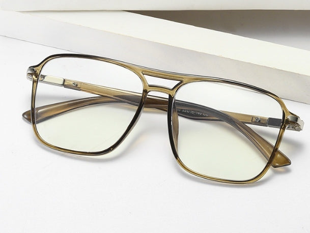 Trendy Polygonal TR Blue Light Blocking Glasses Frame