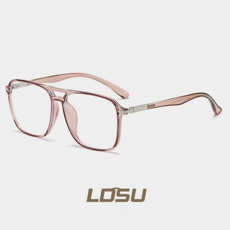 Trendy Polygonal TR Blue Light Blocking Glasses Frame